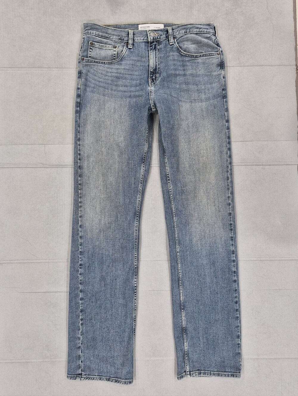 Levi's Signature S61 jeans men's 32x34 relaxed fit straight leg stretch